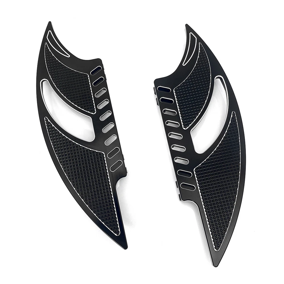 CNC blade Floorboards Driver passenger pegs for Harley Electra Glide 1980-up Foto 2 de 4