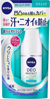 Nivea Deodorant Deo Protect and Care Approach Stick 15g White Soap JP