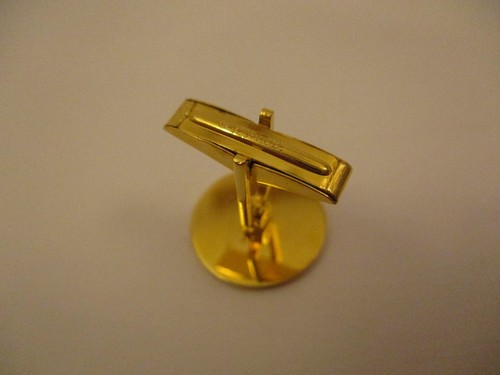 Vintage Cufflinks American College of Dentists 14K Gold Filled Enamel Tie Tack - Picture 4 of 9