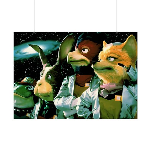 🛸 Star Fox Tribute Poster - Retro Weltraumpiloten Wandbild für Spielzimmer Deko - Bild 23 von 25