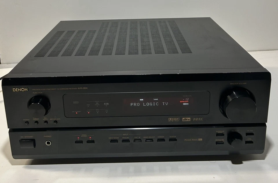 Denon AVR-2800 5.1 channel AV Receiver w/DTS, Dolby Digital,Pro Logic Excellent - Image 3 of 4
