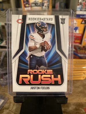 Justin Fields /25 2021 Panini Rookies and Stars Rookie Rush