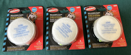 AO Safety Replacement Filters For 95191 Woodworker Respirator Drywall Fiberglass