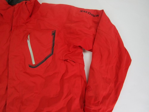 Chaqueta Salomon Para Hombre Grande Roja Cremallera Completa Manga Larga Nylon Poliéster Softshell - Imagen 4 de 20