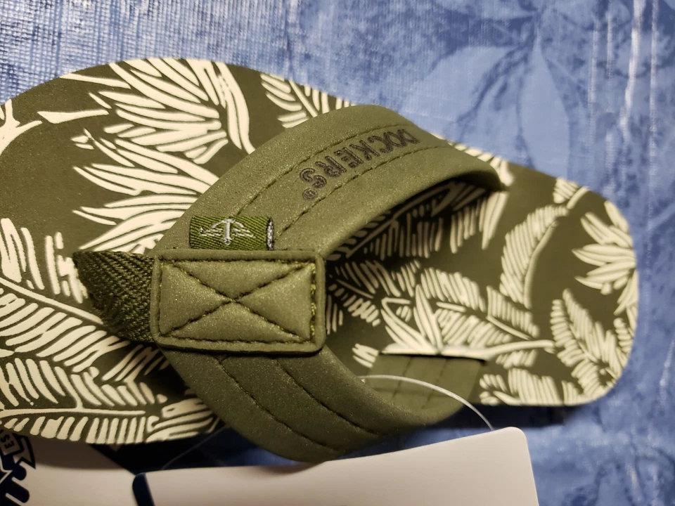 Sandálias VERDES Docker's Premium Kids estampa de palma P 11/12 - Imagem 3 de 4