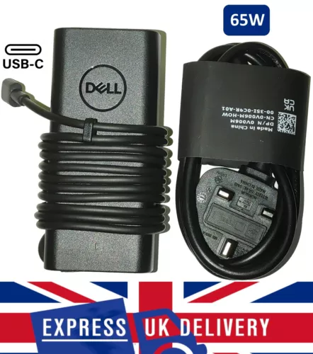 Genuine DELL LA65NM190 USB-C Type Power Supply Charger 65W Latitude 5000 Series