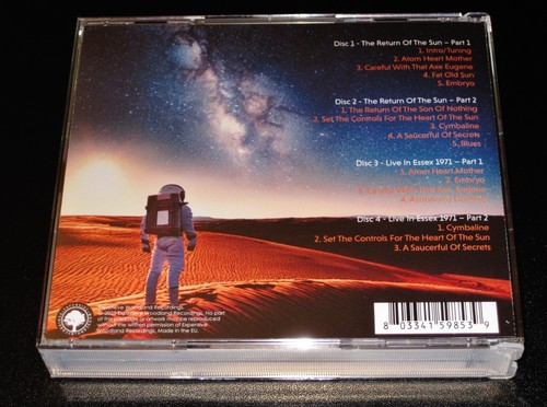 Pink Floyd: The Sun Returns - Live In Essex 1971 4 CD Box Set WL048CD EU NEW - Picture 2 of 2