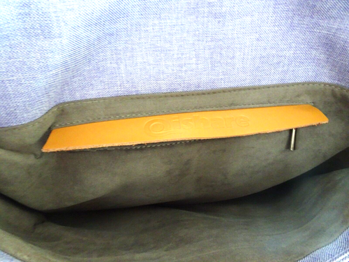 QISHARE LAPTOP BRIEFCASE BAG LAVENDER 15'' X 11" NEW SUEDE INTERIOR MAGNETIC - Picture 6 of 16