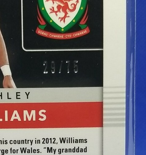 2019-20 Panini Obsidian Eruption Relics Electric Etch Purple /75 Ashley Williams - Picture 6 of 6
