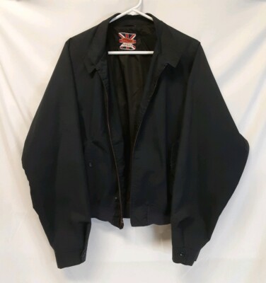 Vintage Spatz Sportswear Navy Blue Harrington Light Zip Up