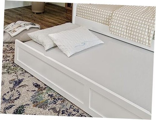Twin XL Trundle Bed in White