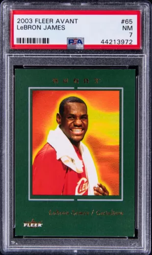 2003 Fleer Avant #65 Lebron James RC Rookie SP /699 PSA 7 (560/699)