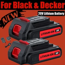 1/2Pack 20V For Black+Decker Max Lithium Battery OR Charger LBXR20 LBXR20-OPE