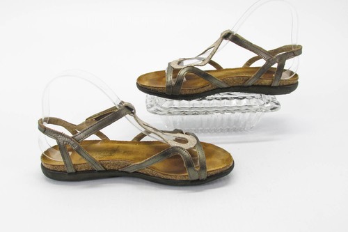 Naot Womens Sandal Dorith Size 7N EUR 38 Leather Gladiator Shoes Pre Owned qp - Picture 8 of 12