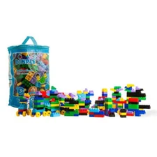 Dimple 300 Pieces Soft Kid-Friendly Plastic Multi Colored Building Block Set