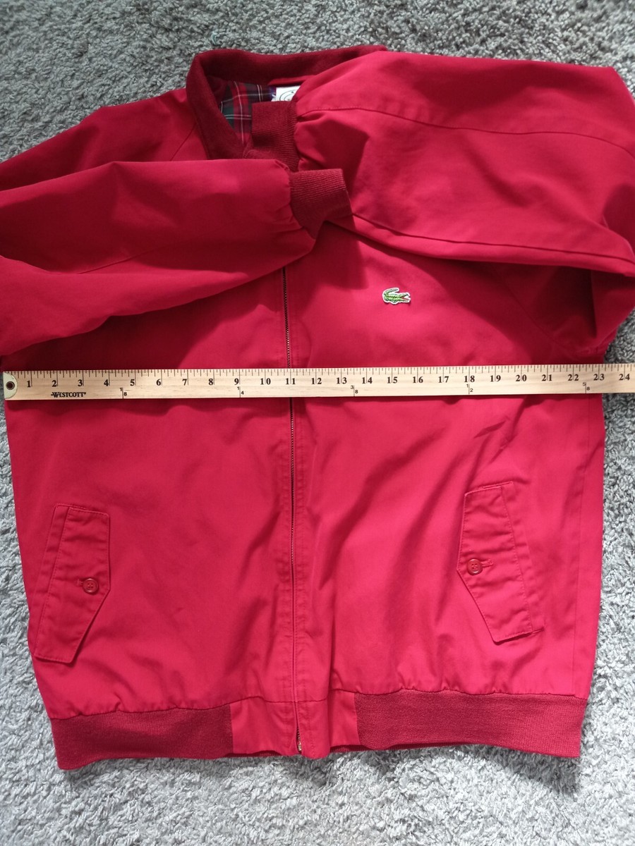 ジャケット・アウター Izod Lacoste Checked Harrington Jacket Men's Checked Water-Repellent Harrington Jacket - Jackets