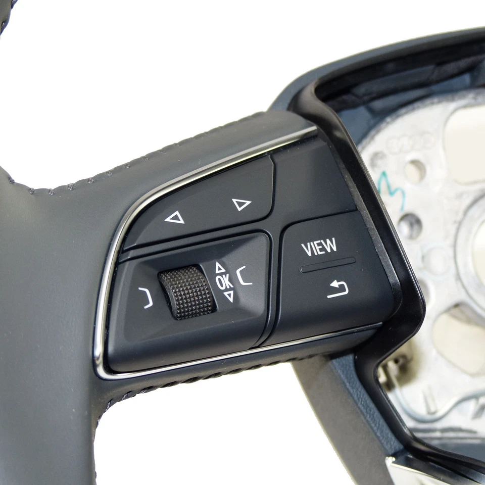 Multifunktionslenkrad Lenkrad Multifunktion Audi Q5 FY 10/2016- Leder grau - Bild 4 von 4