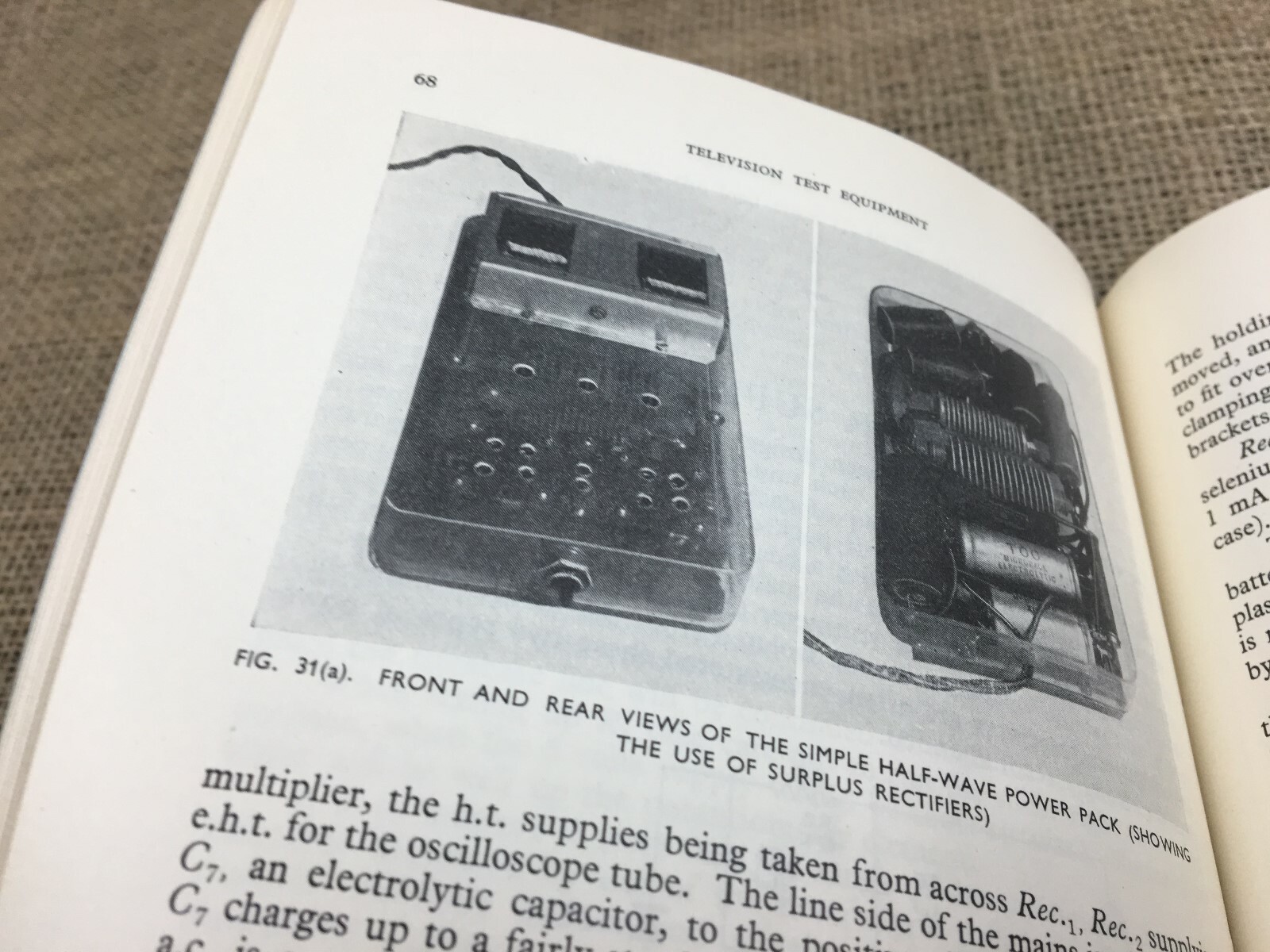VINTAGE TELEVISION TEST EQUIPMENT BOOK MANUAL BY E N BRADLEY1961 eBay