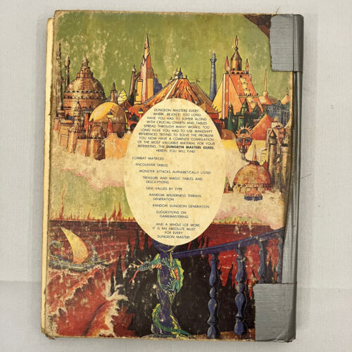 AD&D Dungeon Master's Guide Vintage 1979 HC Gary Gygax TSR Games ACCEPTABLE - Picture 2 of 12