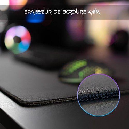 Classic Series - Tapis de Souris Gaming XXL - Vitesse et contrôle - Caoutchou... - Photo 2/6