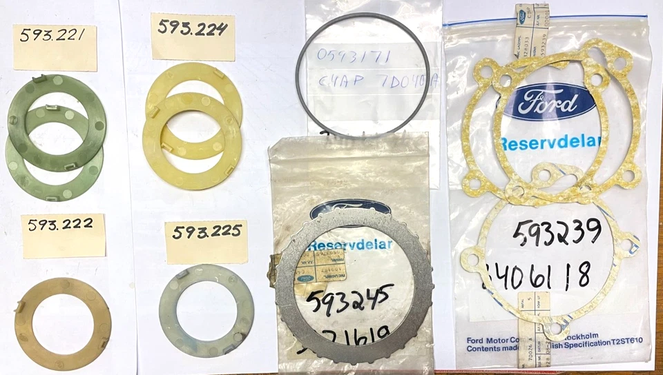 FORD TAUNUS 17M 20M P5 1965-67: PEQUEÑO LOTE C4 TRANSMISIÓN AUTOMÁTICA PIEZAS ¡NUEVO! Foto 2 de 4