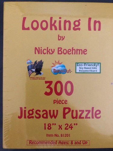 Looking In 300pc Jigsaw Puzzle by Nicky Boehme New Sealed - Picture 3 of 4