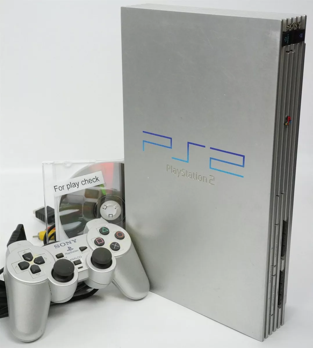 Sony PlayStation 2 PS2 Silver Slim Game Console Full BOX NTSC-Japan Fast  Ship