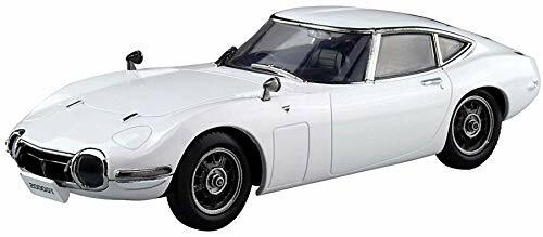Aoshima The Snapkit 05A 1/32 Scale Toyota 2000GT Pegasus White Plastic Model Kit - 第 1/11 張圖片