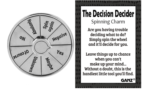 R1 The DECISION DECIDER spinning pocket charm Ganz pocket figurine - Picture 4 of 11