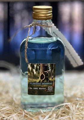 100% Natural Flaxseed Shampoo & Gel Wash Beauty & Healthy Hair FREE-CHEMICAL