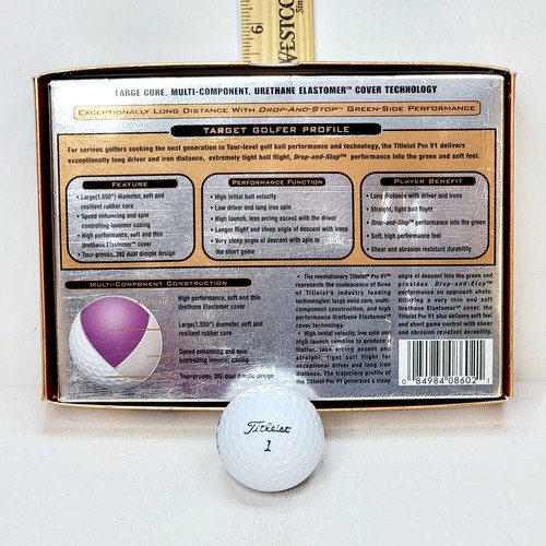Shell Houston Open Titleist Pro V1 392 Golf Balls Box of 12 UNPLAYED Collectible - Picture 5 of 17