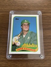 1989 Topps - #500 Jose Canseco