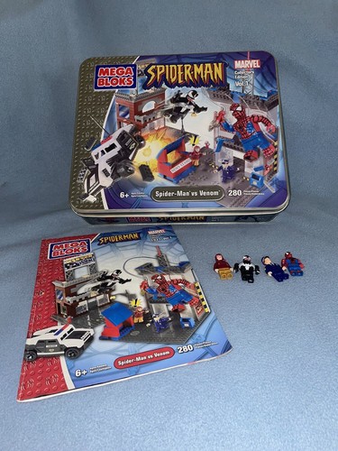 Mega Bloks The Amazing SpiderMan Building Set Spider-Man Vs Venom Marvel Blocks