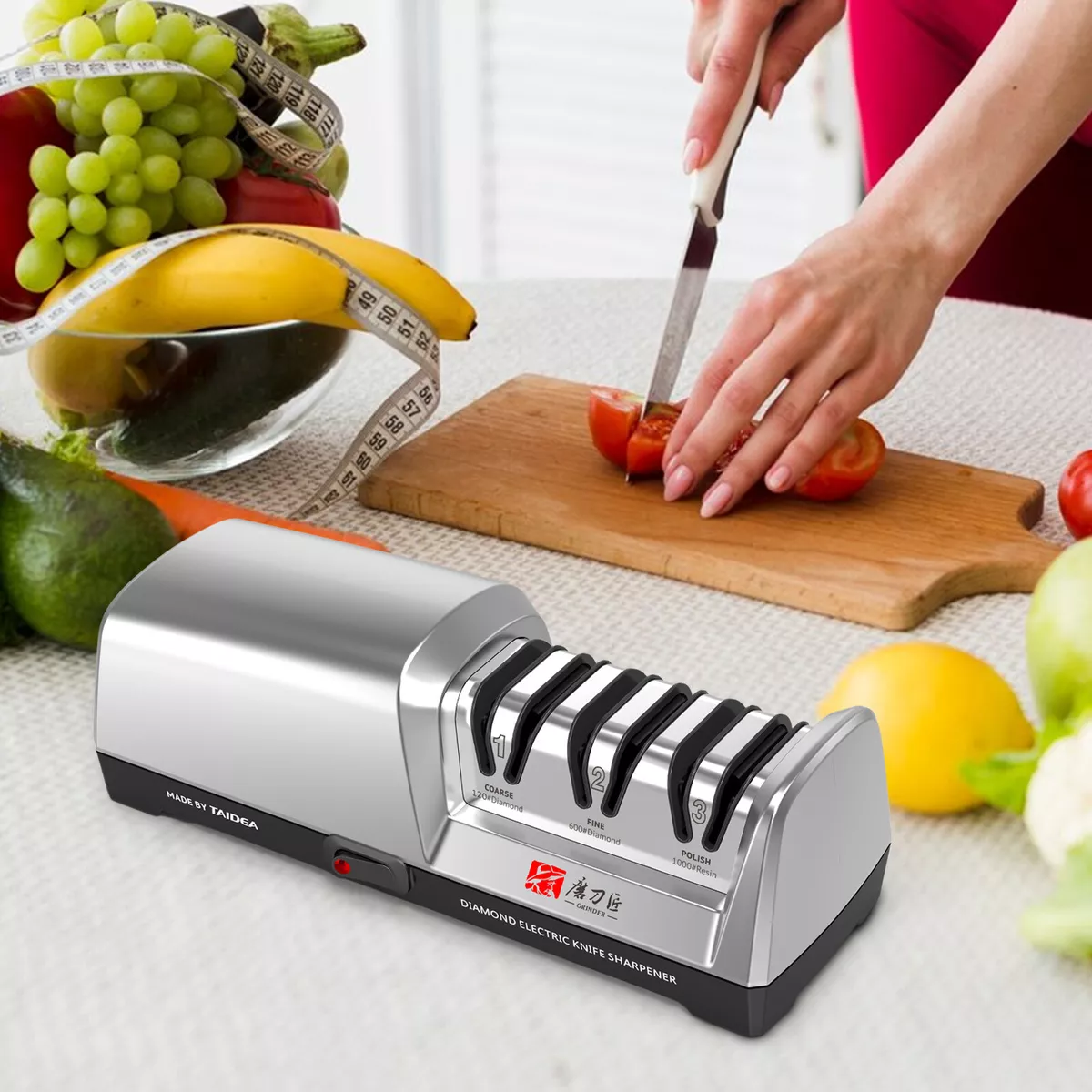 TAIDEA Electric Knife Sharpener 15 20 3 Stage System for Kitchen