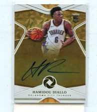 HAMIDOU DIALLO 2018-19 PANINI OPULENCE ON CARD ROOKIE AUTO AUTOGRAPH #D /25