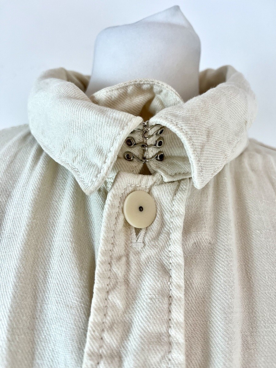 【Nigel Cabourn】MOTORCYCLE LINEN COAT Nigel Cabourn Classic Linen Belted Jacket EU50 U.K. L