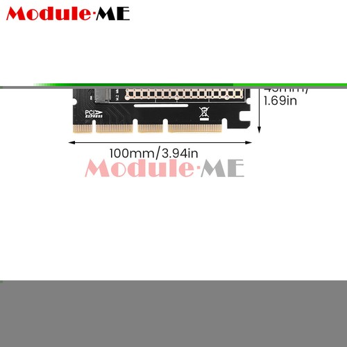 Adaptador SSD M.2 protocolo NVME soporte de escritorio tarjeta de expansión PCIE 16X 8X 4X - Imagen 21 de 27