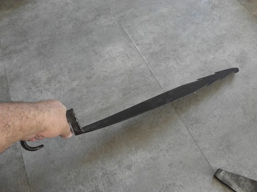 antique tool Roofer's Slate castle church Carpenter's hammer wrought iron old - Picture 6 of 10