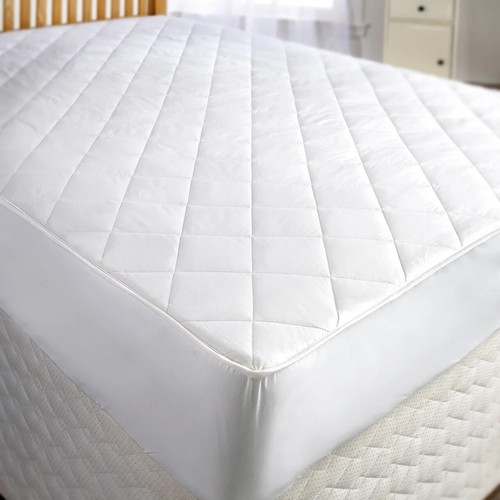 Wool Fill Mattress Protector Hypoallergenic With 100% Cotton Cover - Picture 5 of 7