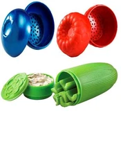 3-PC Set -Hutzler Celery&Dip with Blueberry and Raspberry To-Go Storage