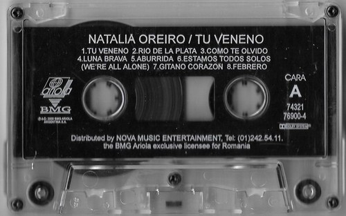 Natalia Oreiro – Turmalina, Original Cassette, Romanian Version - Picture 3 of 4