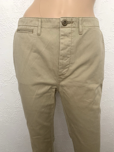 R13 Chino Kick Pant Khaki Cropped Flare Bootcut Cotton Trouser 28 UK 10 NEW £390 - Picture 7 of 23