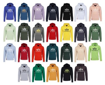 ALPHA INDUSTRIES - Basic Hoody 178312 Print Herren Kapuzenpullover