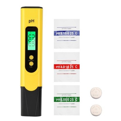 Digitales pH-Messgerät mit Hintergrundbeleuchtung für Wasserproben im Haushal...