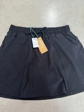 Kona Sol - Women's Quick Dry Board Skirt With Pockets - Black - SMALL