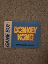 Nintendo Donkey Kong Game Boy 1994 Platformer w/ Box & Manual Included