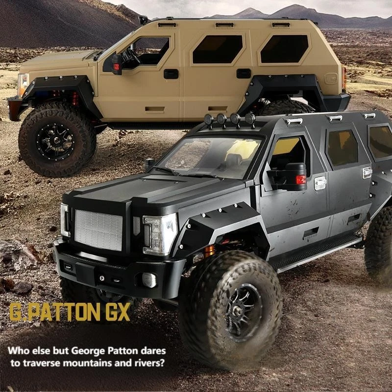 1/10 Scale George Patton Style Hard Crawler Body Shell for TRX4 SCX10 - Image 3 of 4