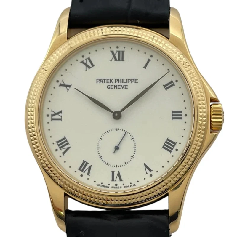 Patek Philippe — PATEK PHILIPPE Calatrava 5115J 35mm White Dial Watch #OKW1031