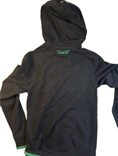Boston Celtics Hoodie Sweatshirt Mens XS Black Green NBA Lab Two Hype Basketball - Picture 10 of 12