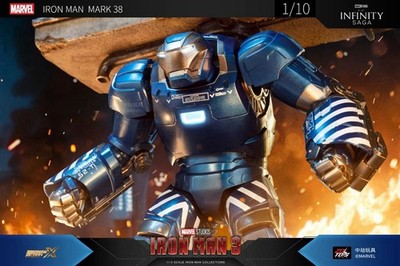 New ZD Toys IRON MAN MARK 38 IGOR XXXVIII 1/10 Action Figure W/Box
